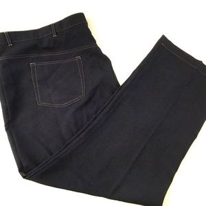 Haband Fit Forever Big Mens Jeans 54x30 Dark Wash
